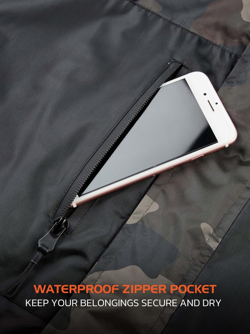 Rodeel Waterproof Fishing Rain Suit for Men (Rain gear Jacket & Trouser Suit) - Image 5